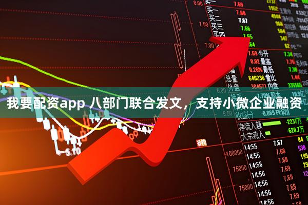 我要配资app 八部门联合发文，支持小微企业融资