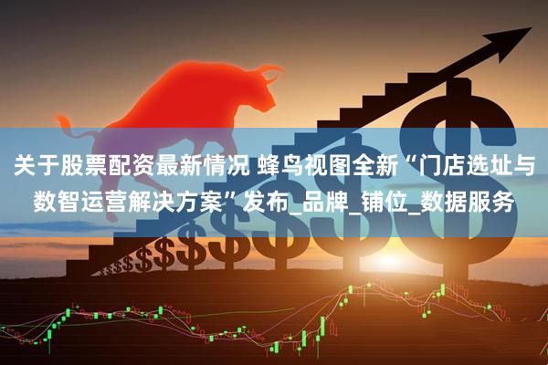 关于股票配资最新情况 蜂鸟视图全新“门店选址与数智运营解决方案”发布_品牌_铺位_数据服务